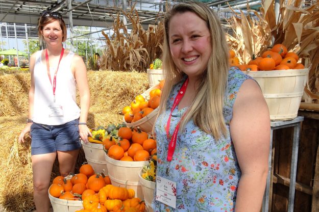 (L-R) Liz Dowling of Millbrook Garden Company and Zoe Willis of Perrywood Garden Centre (002)