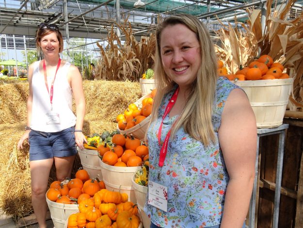 (L-R) Liz Dowling of Millbrook Garden Company and Zoe Willis of Perrywood Garden Centre (002)
