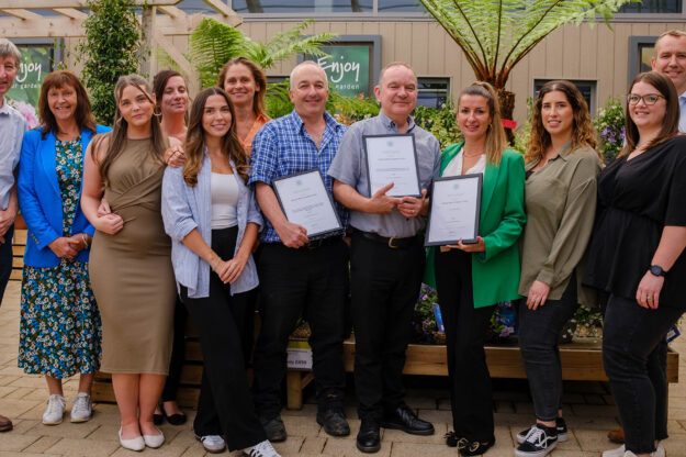 Photograph caption one The team from Ruxley Manor Garden Centre