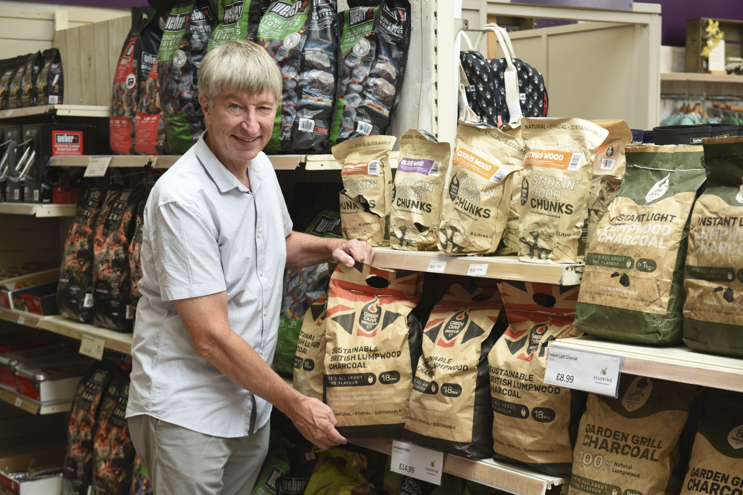 GCA CEO, Peter Burk at Haskins Garden Centre, Forest Lodge.